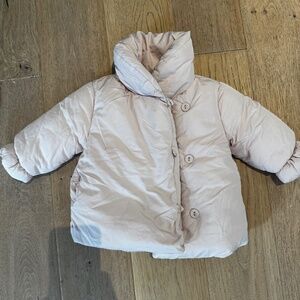 Pink Zara Puffy Jacket for 12-18 Months